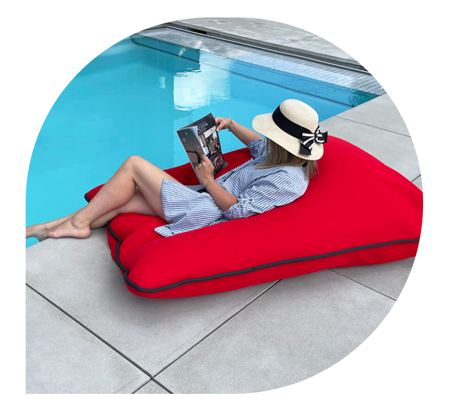 Pouf-relaxation Pouf-relaxation